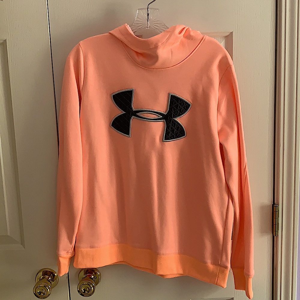 Under Armour coral hoodie